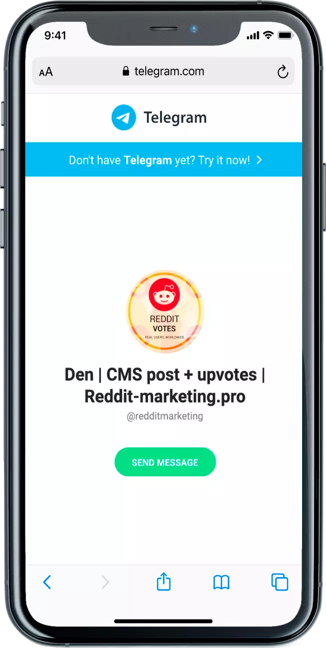 Reddit bot from telegram